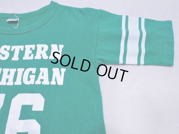 画像6: 1970s【Champion】ナンバリングフットボールTシャツ バータグ3段プリント　表記M