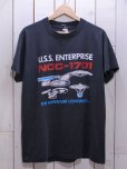 画像1: 1980s STAR TREK U.S.S. ENTERPRISE号Tシャツ　表記L (1)