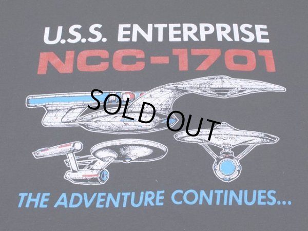 画像4: 1980s STAR TREK U.S.S. ENTERPRISE号Tシャツ　表記L