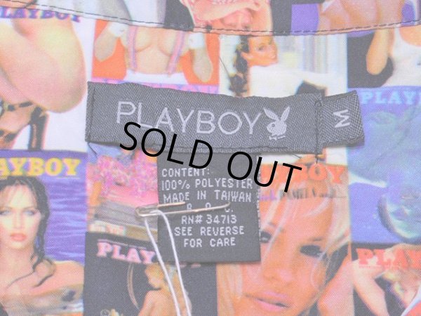 画像3: 1980s〜【PLAYBOY】セクシー総柄ポリシャツ　表記M