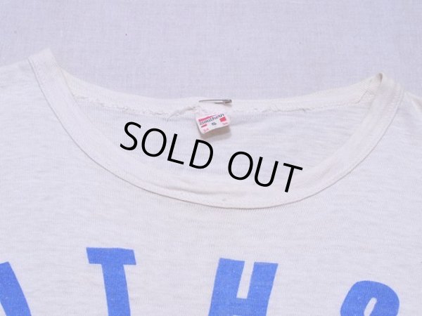 画像4: 1950s【SOUTHERN】染込みカレッジTシャツ　表記S