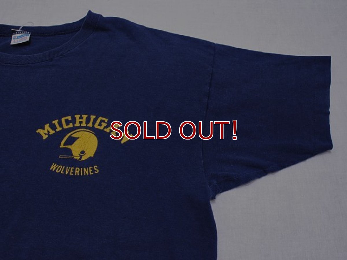 画像7: 1970s【Champion】MICHIGAN　WOLVERINESカレッジTシャツ バータグ　表記XL (7)