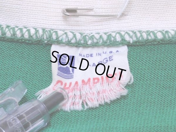 画像3: 1950s【Champion】レーヨンハーフジップシャツ ランタグ 表記L