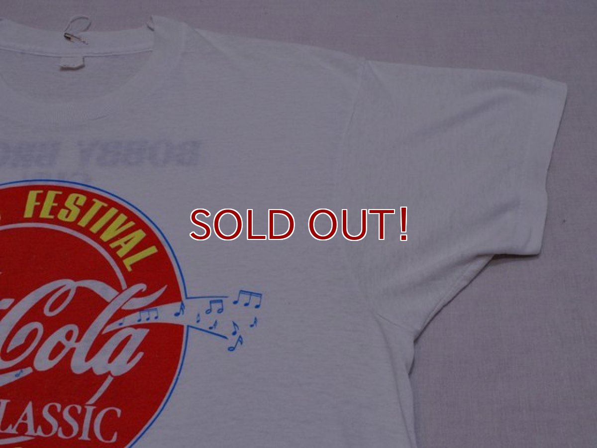 画像6: 1980s CocaCola MUSIC FESTIVAL Tシャツ 両面プリント　実寸XL (6)