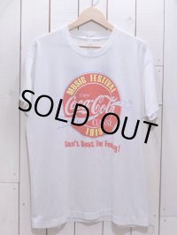 1980s CocaCola MUSIC FESTIVAL Tシャツ 両面プリント　実寸XL