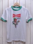 画像1: 1980s BudweiserリンガーTシャツ　表記M (1)