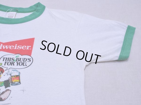 画像6: 1980s BudweiserリンガーTシャツ　表記M