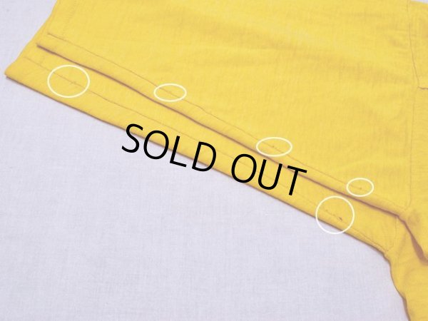 両袖縫い合わせ部分に少々ホツレ