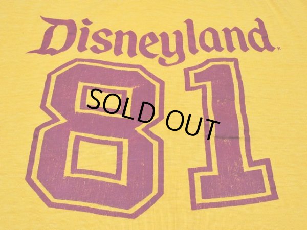 画像5: 1980s DisneylandナンバリングフットボールTシャツ　表記L