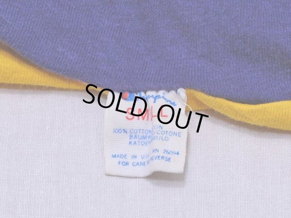 画像5: 1980s【Champion】リバーシブルTシャツ 両面プリント 表記S