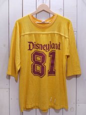 画像1: 1980s DisneylandナンバリングフットボールTシャツ　表記L (1)