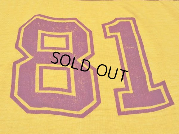 画像7: 1980s DisneylandナンバリングフットボールTシャツ　表記L