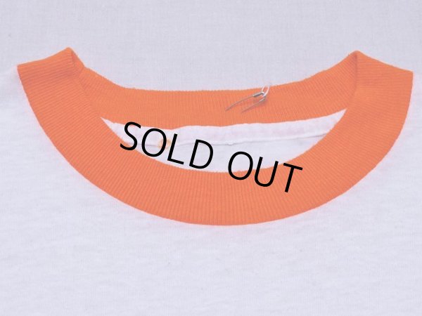 画像3: 1980s EssoTiger染込みリンガーTシャツ　実寸L