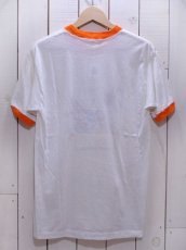 画像2: 1980s EssoTiger染込みリンガーTシャツ　実寸L (2)