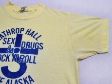 画像5: 1970s-80s SEX DRUGS＆ROCK'N ROLL染み込みプリントTシャツ　表記M (5)