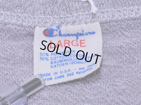 画像3: 1980s【Champion】WISCONSIN杢カレッジTシャツ 表記L