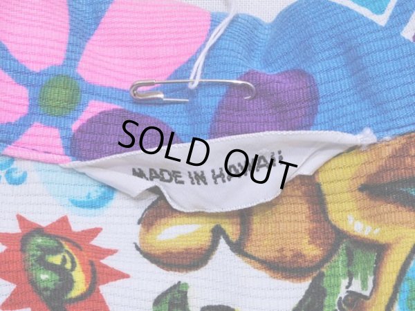 画像3: 1960s-70sコットンアロハシャツ　実寸ML