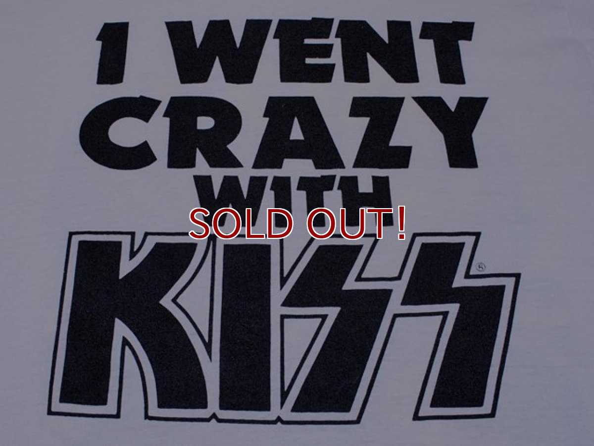 画像8: 1980s KISS-I WENT CRAZY WITH KISS バンドTシャツ　表記XL (8)