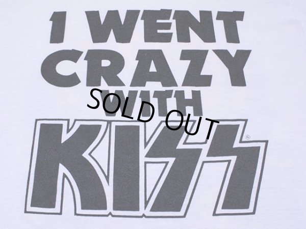 画像8: 1980s KISS-I WENT CRAZY WITH KISS バンドTシャツ　表記XL