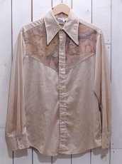 画像2: 1970s【KENNINGTON】隠れミッキーウエスタンシャツ　実寸SM (2)