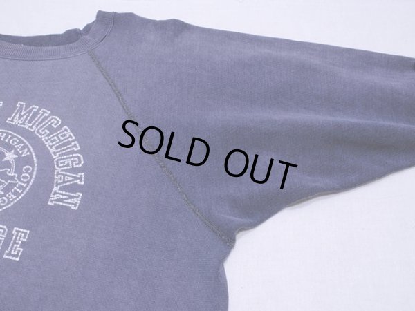 画像5: 1950s-60s NORTHERN MICHIGAN COLLEGEカレッジスウェット　実寸M