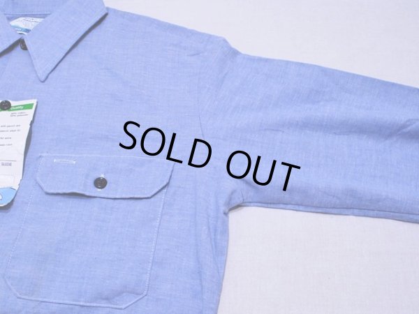 画像7: DEADSTOCK!! 1970s【Sears】シャンブレーシャツ 表記M