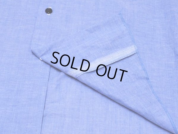 画像10: DEADSTOCK!! 1970s【Sears】シャンブレーシャツ 表記M