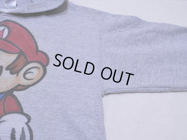 画像6: 1990s〜スーパーマリオスウェットパーカー　エアブラシペイント　表記M