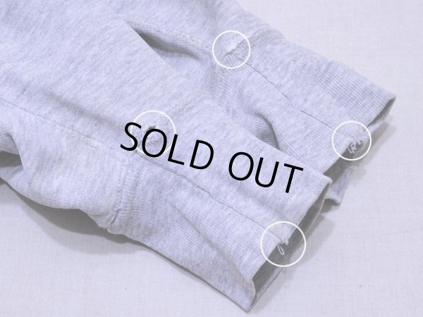 袖リブに少々ダメージ。