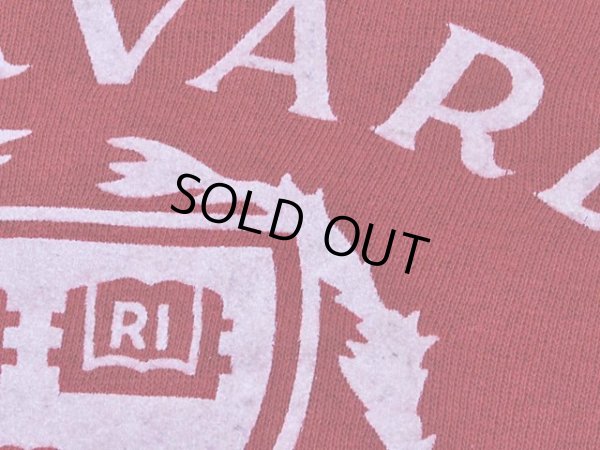 画像7: 1970s【Champion】HARVARDカレッジスウェット バータグ フロッキープリント 表記L