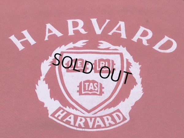 画像6: 1970s【Champion】HARVARDカレッジスウェット バータグ フロッキープリント 表記L