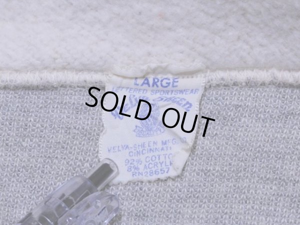 画像3: 1960s〜【Velva Sheen】フロッキー杢スウェットパーカー　表記L