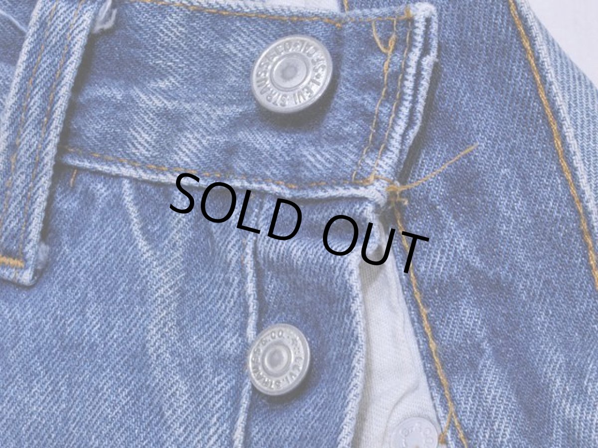 画像7: 1980s【Levi's】2501内股シングル　表記w33 (7)