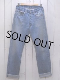 1980s【Levi's】2501内股シングル　表記w33