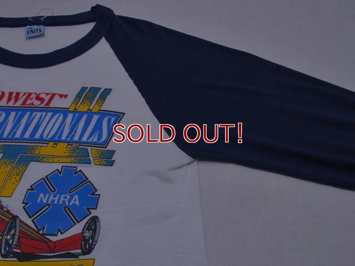 画像8: 1980s Big Go West Winternationals 1982 Pomona NHRAモーターTシャツ　表記M (8)