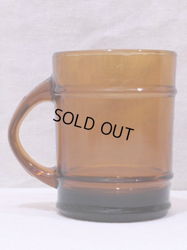 画像3: 1960s-70s【FireKing】バレルマグ・アンバー 