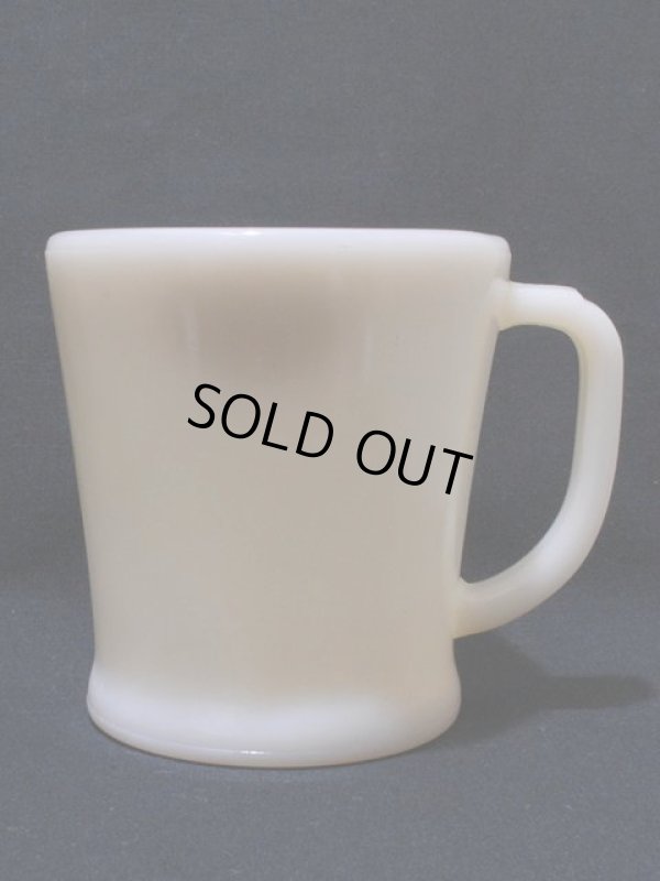 画像4: ラベル付き!!1940s-50s【FireKing】シェービングマグ・アイボリー