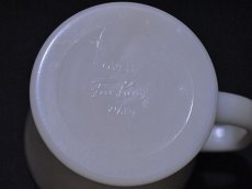 画像8: ラベル付き!!1940s-50s【FireKing】シェービングマグ・アイボリー (8)
