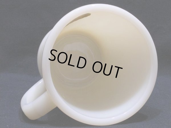 画像7: ラベル付き!!1940s-50s【FireKing】シェービングマグ・アイボリー