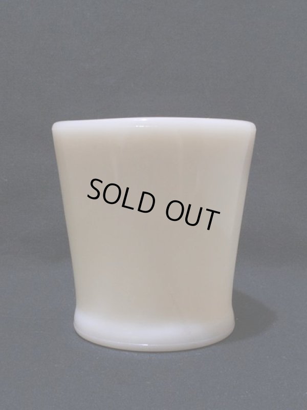 画像3: ラベル付き!!1940s-50s【FireKing】シェービングマグ・アイボリー