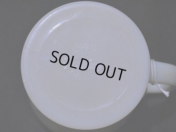 画像8: ラベル付き!!1940s-50s【FireKing】シェービングマグ・アイボリー