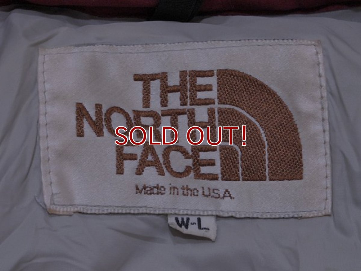 画像3: 1980s【THE NORTH FACE】ダウンジャケット 茶タグ　表記W-L (3)