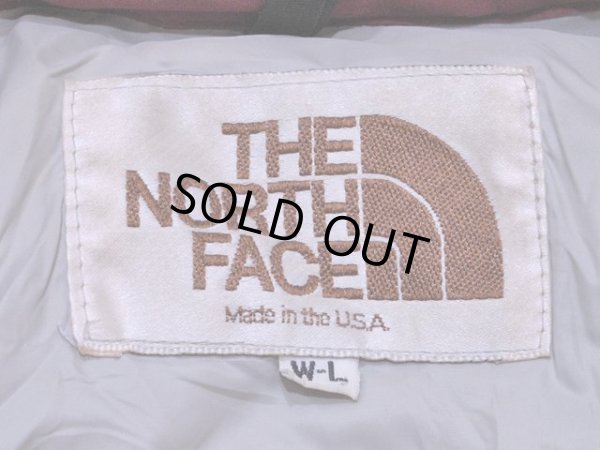 画像3: 1980s【THE NORTH FACE】ダウンジャケット 茶タグ　表記W-L