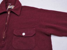 画像6: 1940s〜【THE SPINNAKER SHIRT】ハーフジップウールシャツ　実寸ML (6)