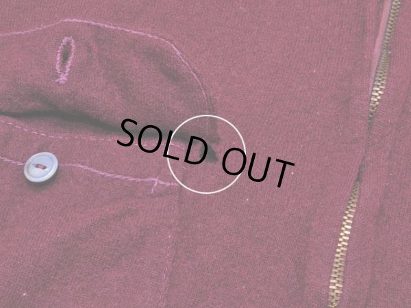 右胸ポケットフラップ付け根にダメージ