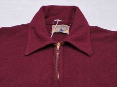 画像5: 1940s〜【THE SPINNAKER SHIRT】ハーフジップウールシャツ　実寸ML (5)