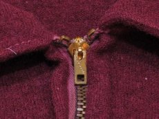 画像4: 1940s〜【THE SPINNAKER SHIRT】ハーフジップウールシャツ　実寸ML (4)