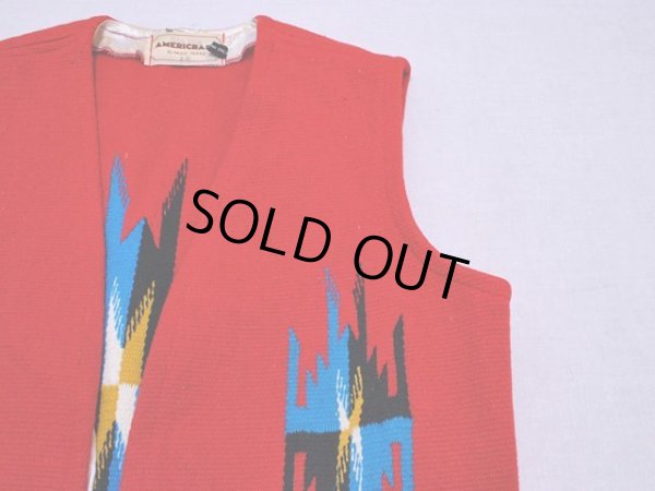 画像4: 1970s【AMERICRAFT】チマヨベスト　表記10(実寸XS-S)