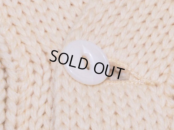 画像5: 1950s【PRINCETON】ローゲージニットカーディガン 実寸M