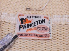 画像3: 1950s【PRINCETON】ローゲージニットカーディガン　実寸M (3)